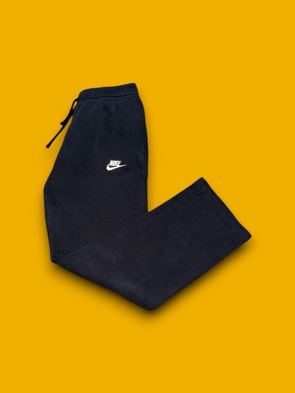 Vintage Nike sportswear club fleece wide leg sweatpants black youth XL